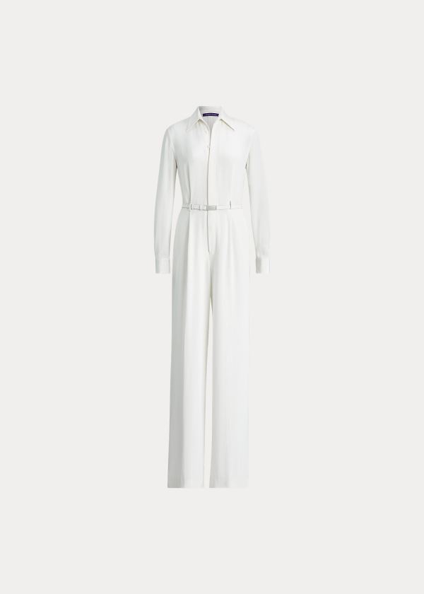 Jumpsuits Ralph Lauren Mujer Creme - Asher Crepe - UARLB2784